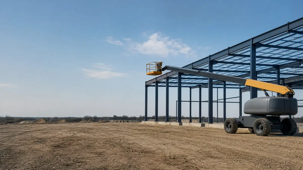 Telescopic Boom Lifts jobsite access in Evansville