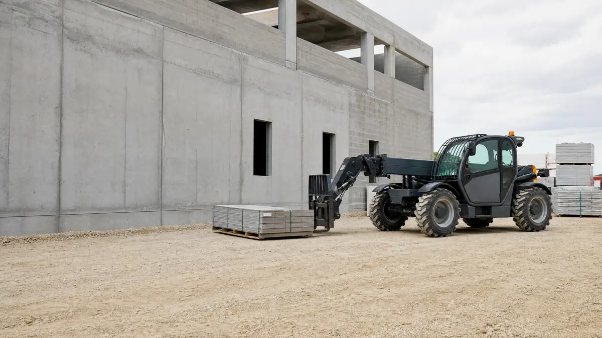 Telehandlers jobsite access in Evansville